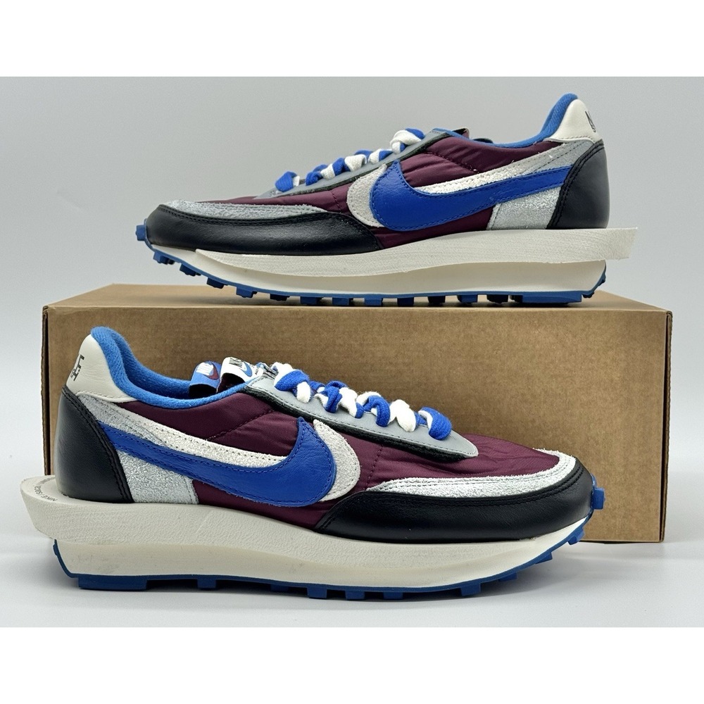 Nike x Sacai x Undercover LDWaffle Night‎ Maroon Team Royal Size 7.5 DJ4877 600